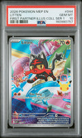 2026 Pokemon Mep En-Me Black Star Promo Litten First Partner Illustration Collection Series 1 #044 PSA 10