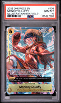 2025 One Piece Promos Monkey D. Luffy Illustration Box Vol.3 #109 PSA 10