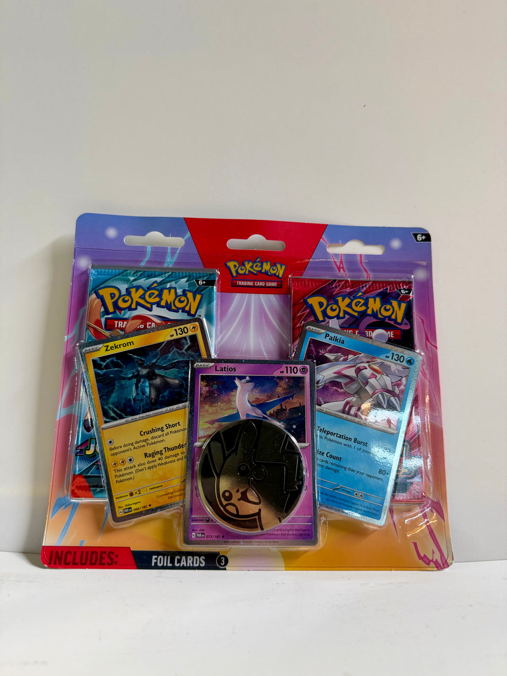 Enhanced 2-Pack Blister Pack Latios Zekrom Palkia