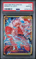 2023 One Piece Op05-Awakening of the New Era Monkey D. Luffy #119 PSA 10