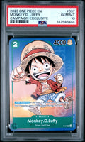 2023 One Piece Promos Monkey D. Luffy Campaign Exclusive #37 PSA 10