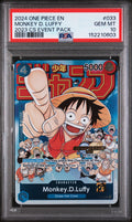 2024 One Piece Championship 2023 Event Pack Monkey D. Luffy #33 PSA 10