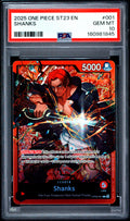 2025 One Piece Starter Deck St23-Red Shanks Shanks #1 PSA 10