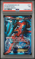 2013 Pokemon Black & White Plasma Freeze Full Art / Deoxys Ex #111 PSA 7