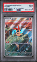 2025 Pokemon Svp En-Sv Black Star Promo Victini Unova Victini Illustration Collection #208 PSA 9